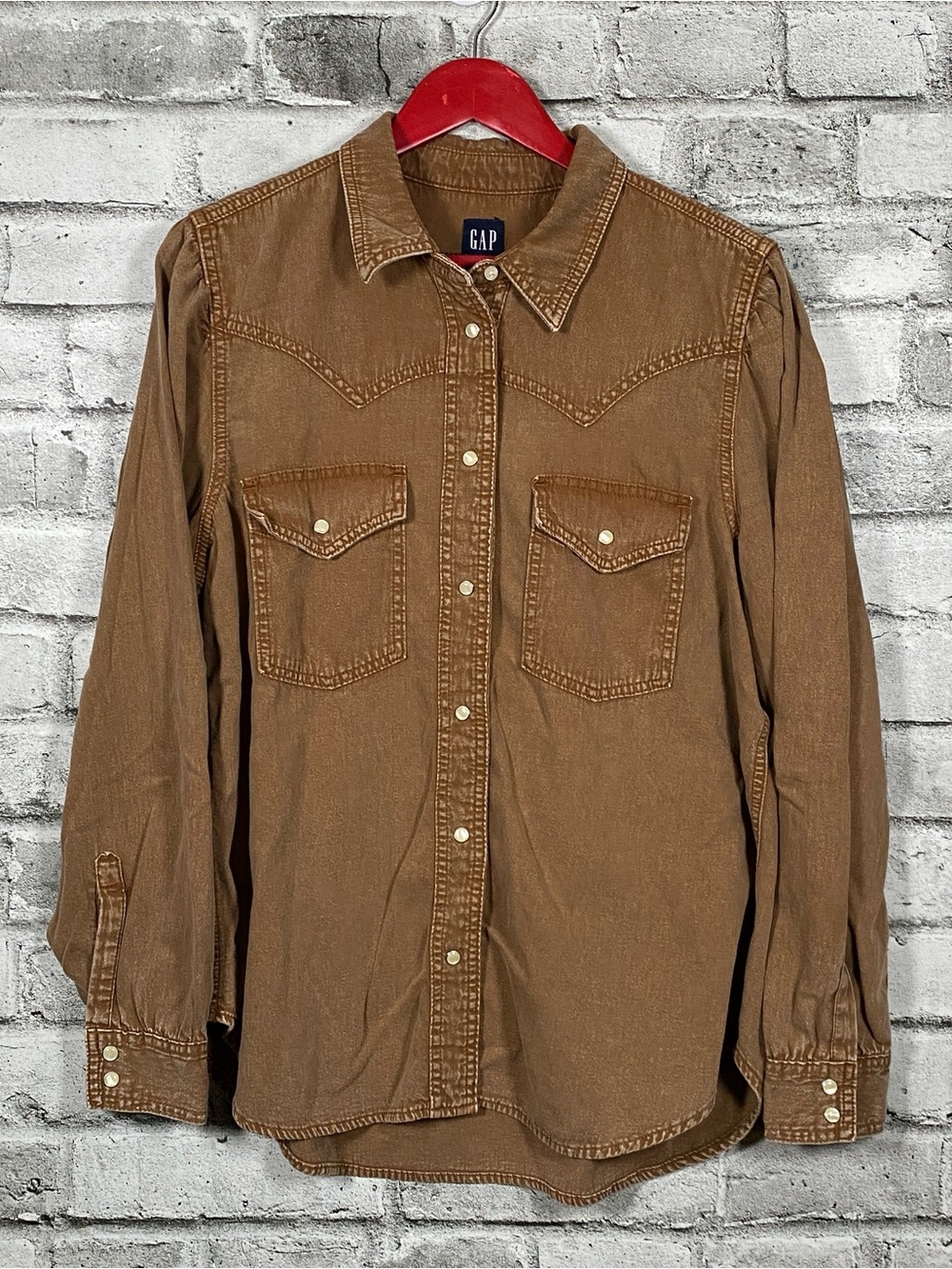 Vintage Women’s GAP Western Button Up Brown
